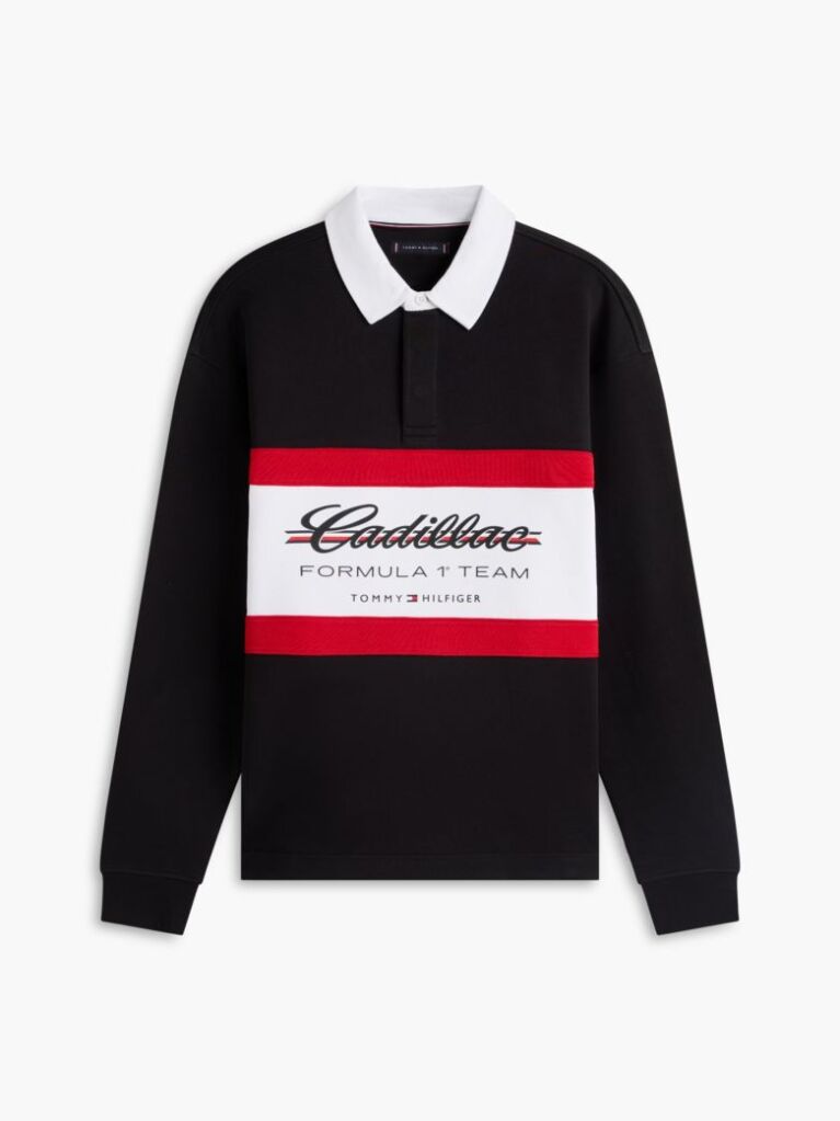 Negru TH x Cadillac Formula 1® Team Rugby Polo  Unisex
