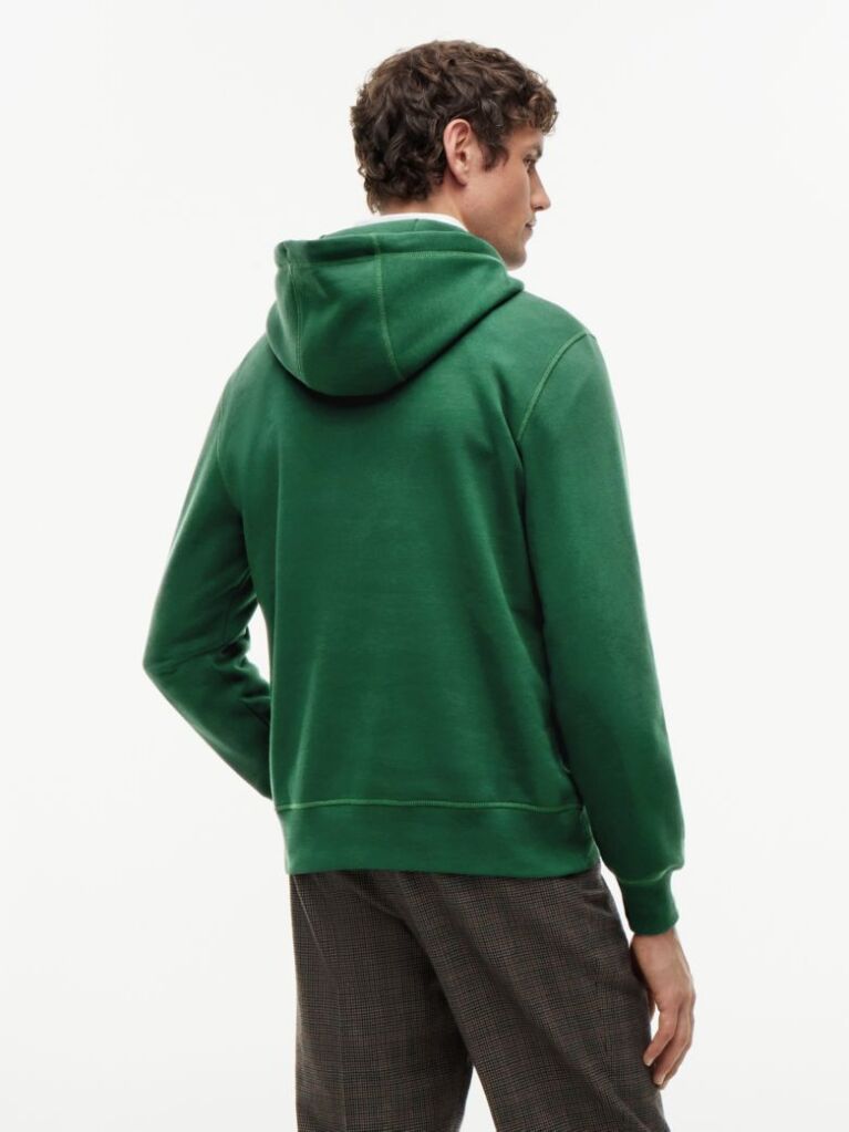 Green Tommy Logo Hoody  Men