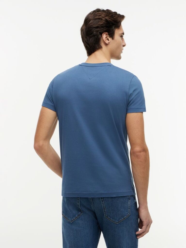 Blue Logo Slim Fit Jersey T-Shirt  Men