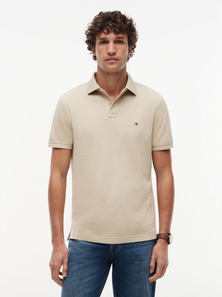 Bej Polo Regular Fit 1985 Collection  Barbati
