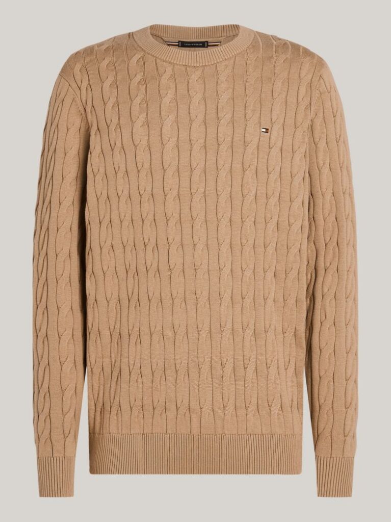 Maro Jumper Cu Guler Rotund Din Tricot  Barbati