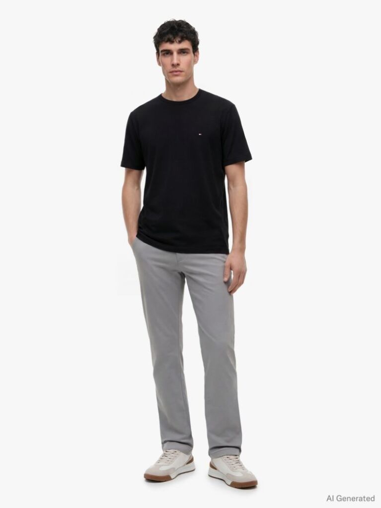Negru Tricou Moisture Wicking  Barbati