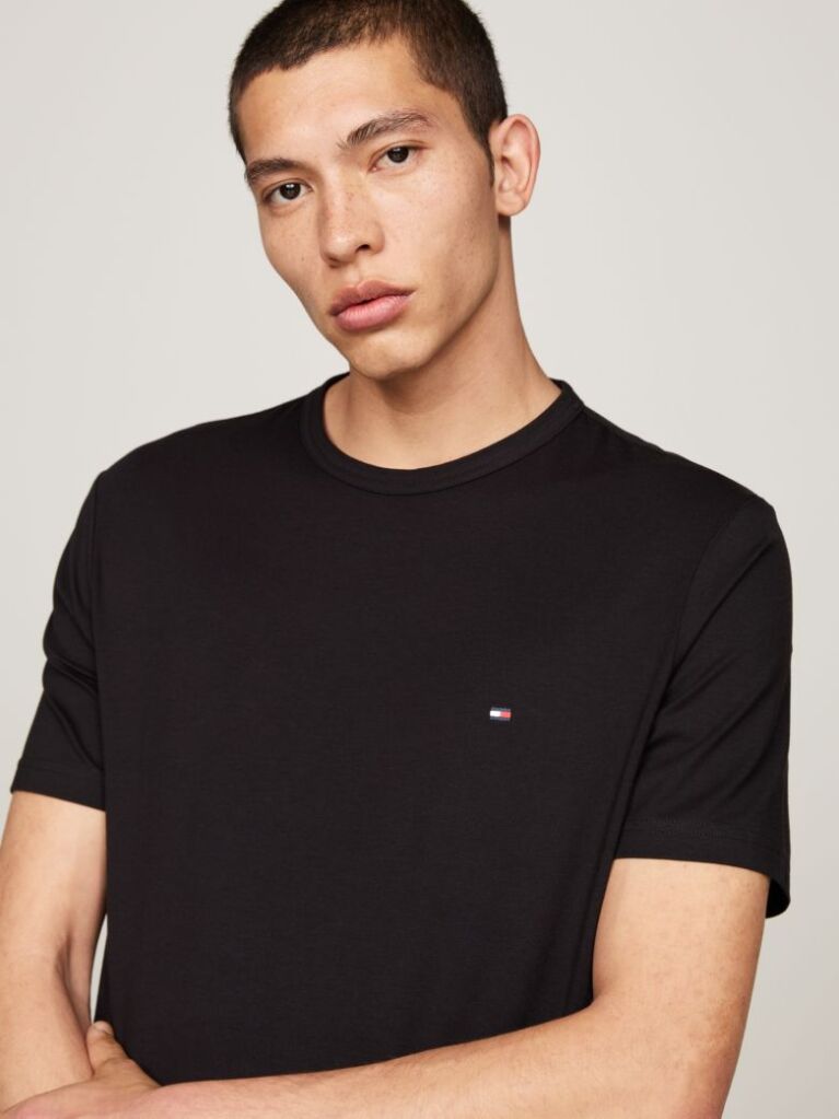 Negru Tricou Moisture Wicking  Barbati
