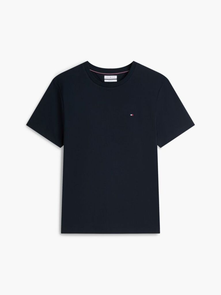 Blue Tricou Din Tricotaj Interlock  Barbati