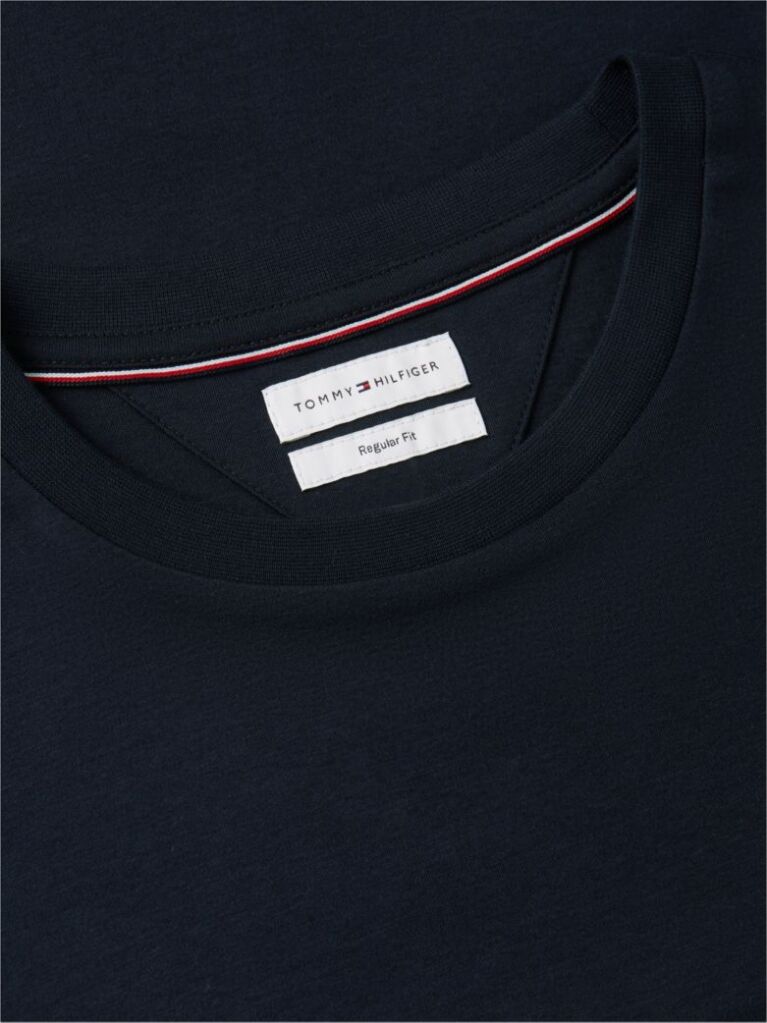 Blue Tricou Din Tricotaj Interlock  Barbati