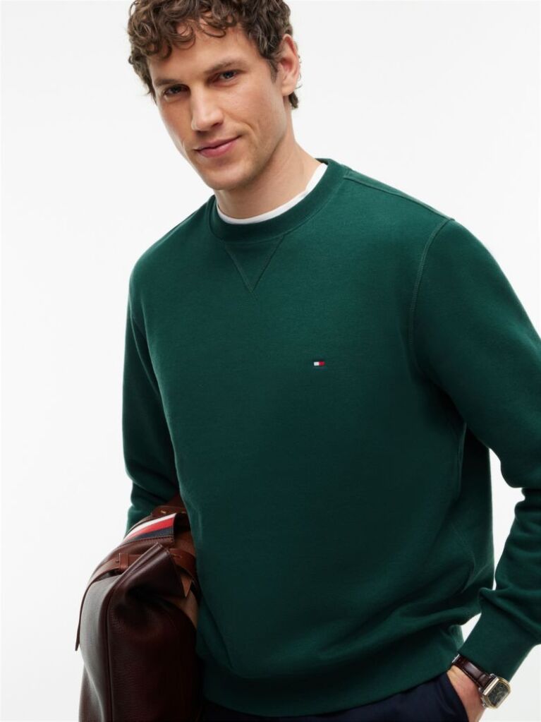 Verde Hanorac Esential Fleece  Barbati