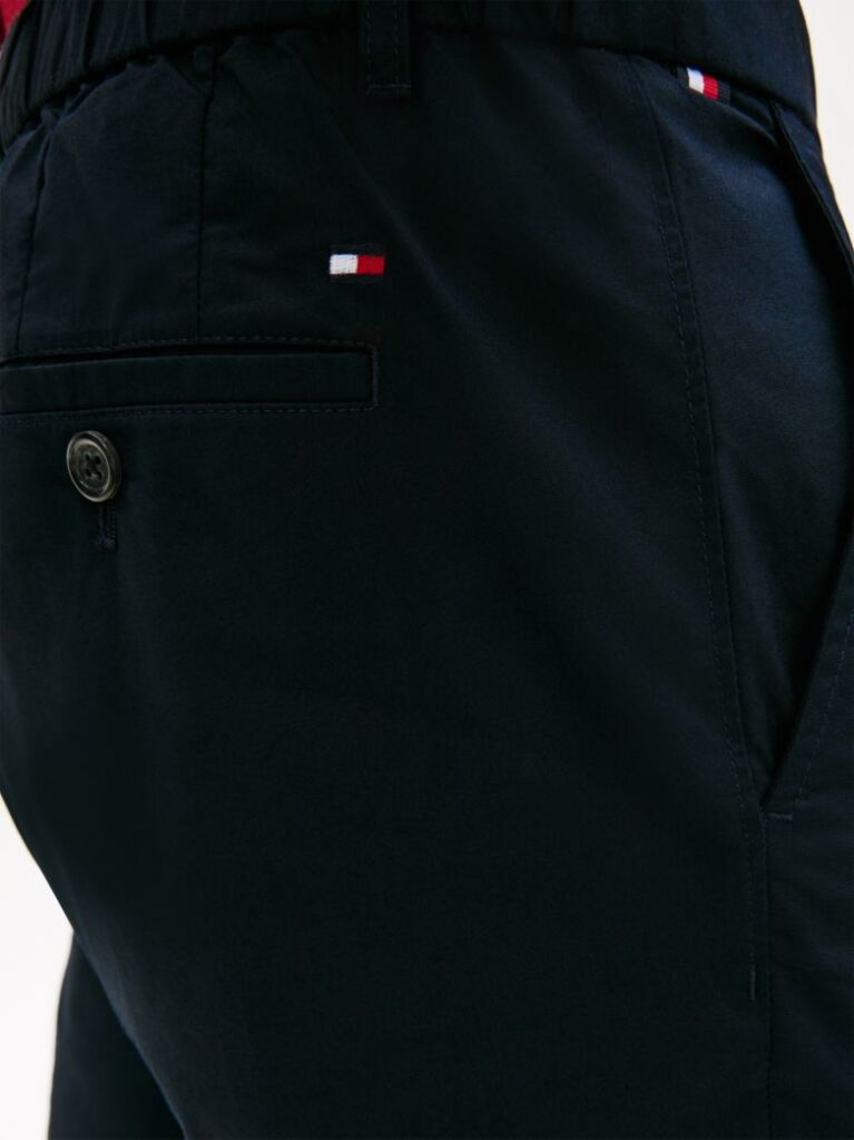 Blue Denton Straight Leg Semi-Elasticated Chinos  Men