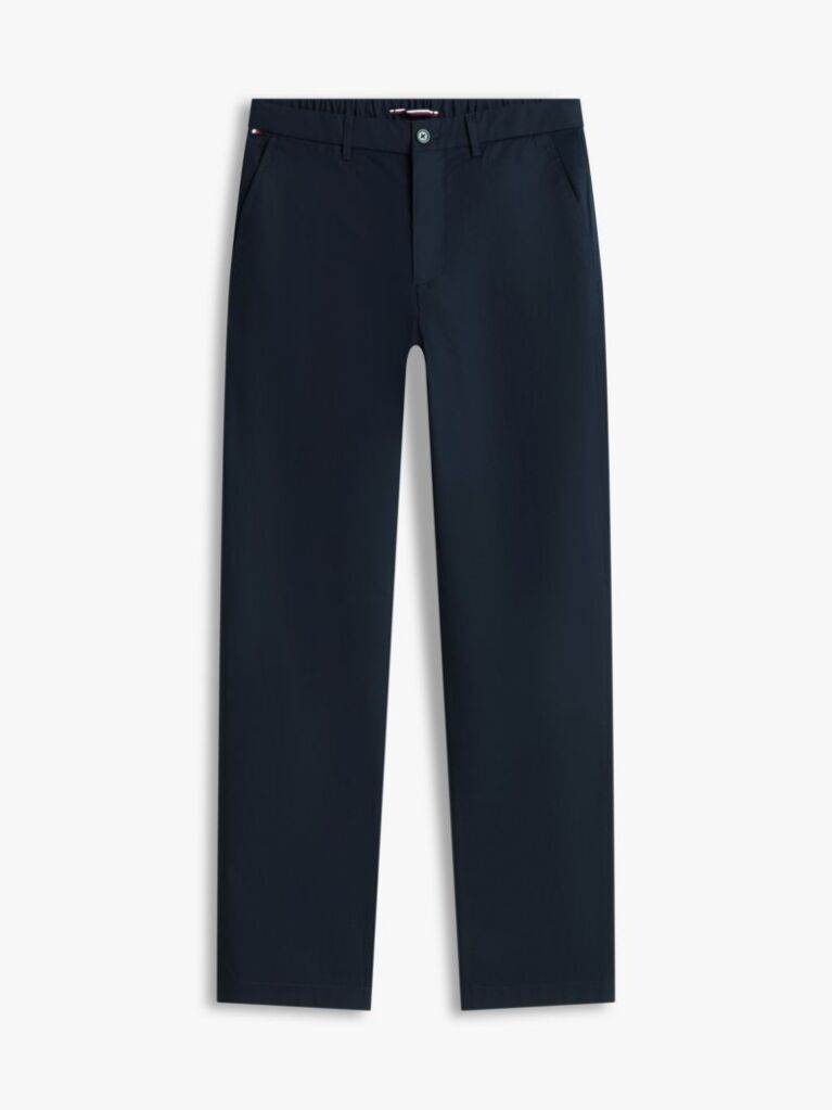 Blue Denton Straight Leg Semi-Elasticated Chinos  Men