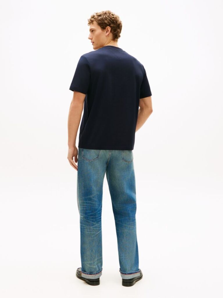 Blue Performance Tricou Cu Logo Brodat  Barbati