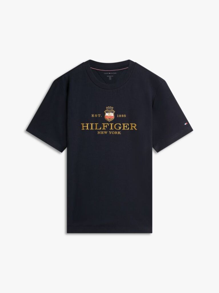 Blue Performance Tricou Cu Logo Brodat  Barbati