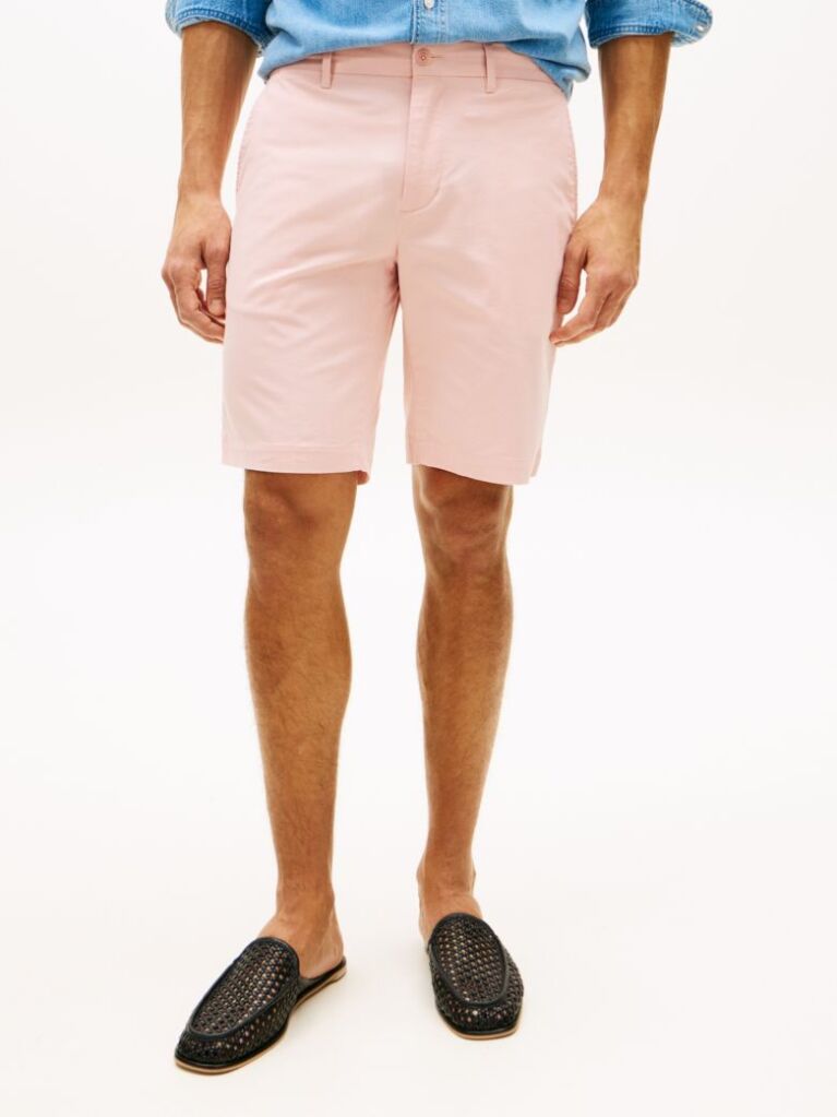 Roz Pantaloni Scurti Denton Twill Slim Cu Lungimea Inseam De 9,5"  Barbati
