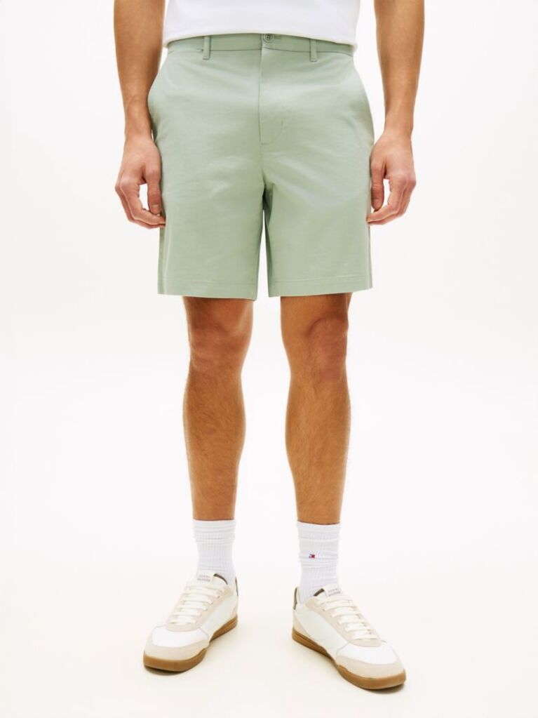 Gri Dover Twill Chino Pantaloni Scurti 8"  Barbati