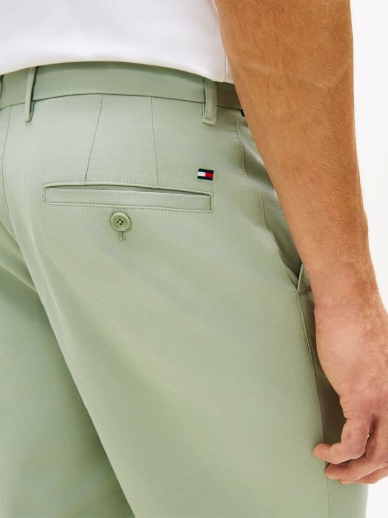 Gri Dover Twill Chino Pantaloni Scurti 8"  Barbati