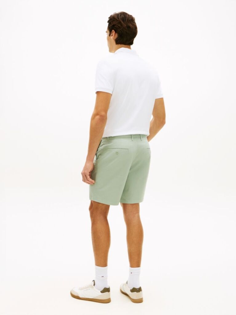 Gri Dover Twill Chino Pantaloni Scurti 8"  Barbati