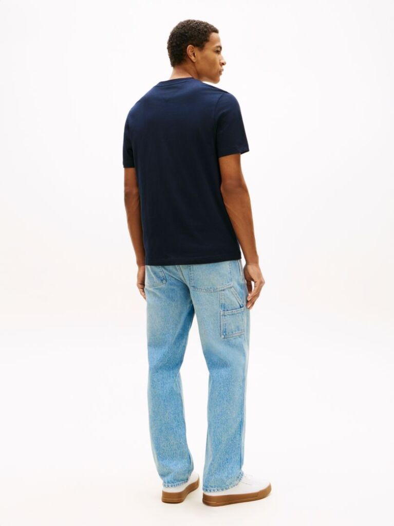Blue Tricou Cu Logo Jersey  Barbati
