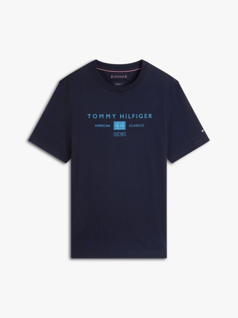 Blue Tricou Cu Logo Jersey  Barbati