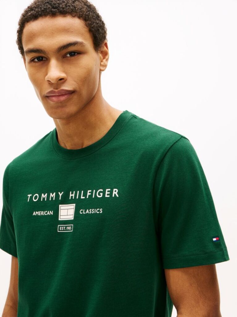 Verde Tricou Cu Logo Jersey  Barbati