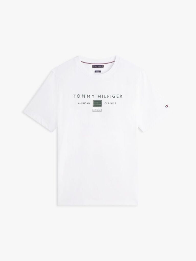 Alb Tricou Cu Logo Jersey  Barbati