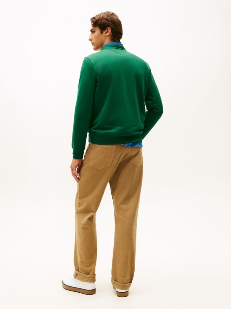 Green Logo Crew Neck Sweatshirt  Men