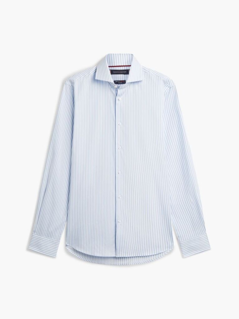 Multi Camasa Smart Casual Cu Croiala Slim Si Dungi  Barbati