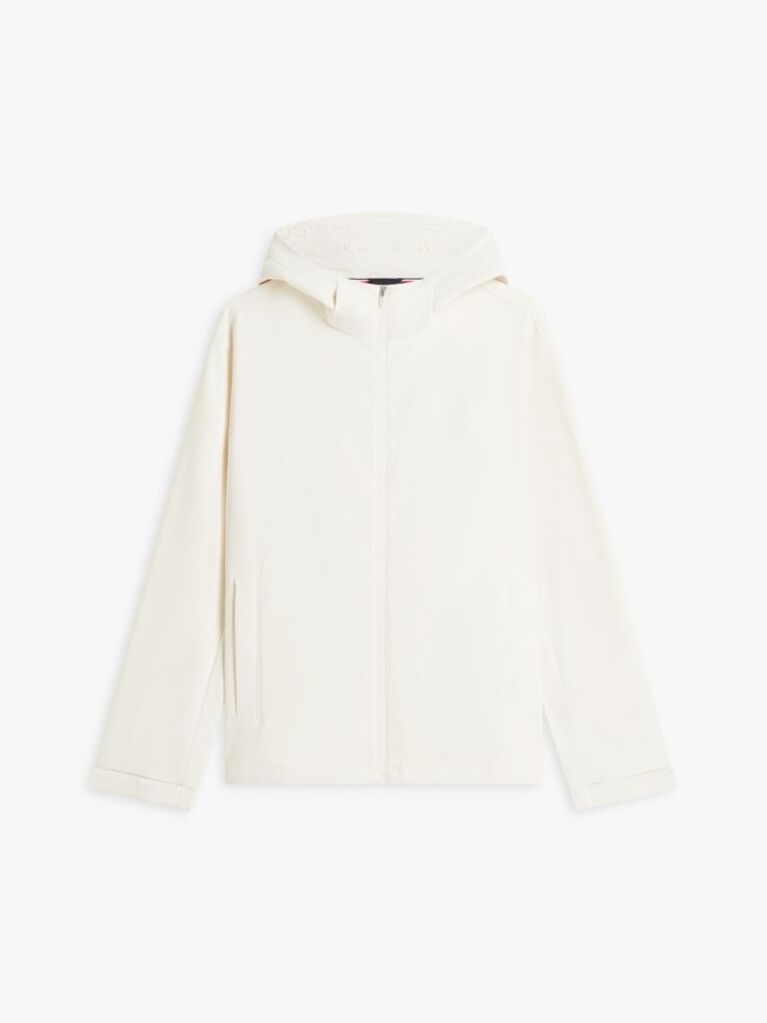 Beige Technical Hooded Jacket  Men