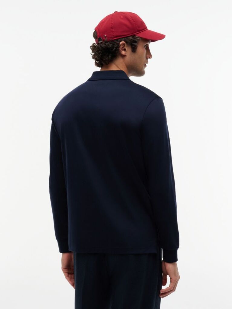 Blue Polo TH Crest Cu Croiala Regular  Barbati