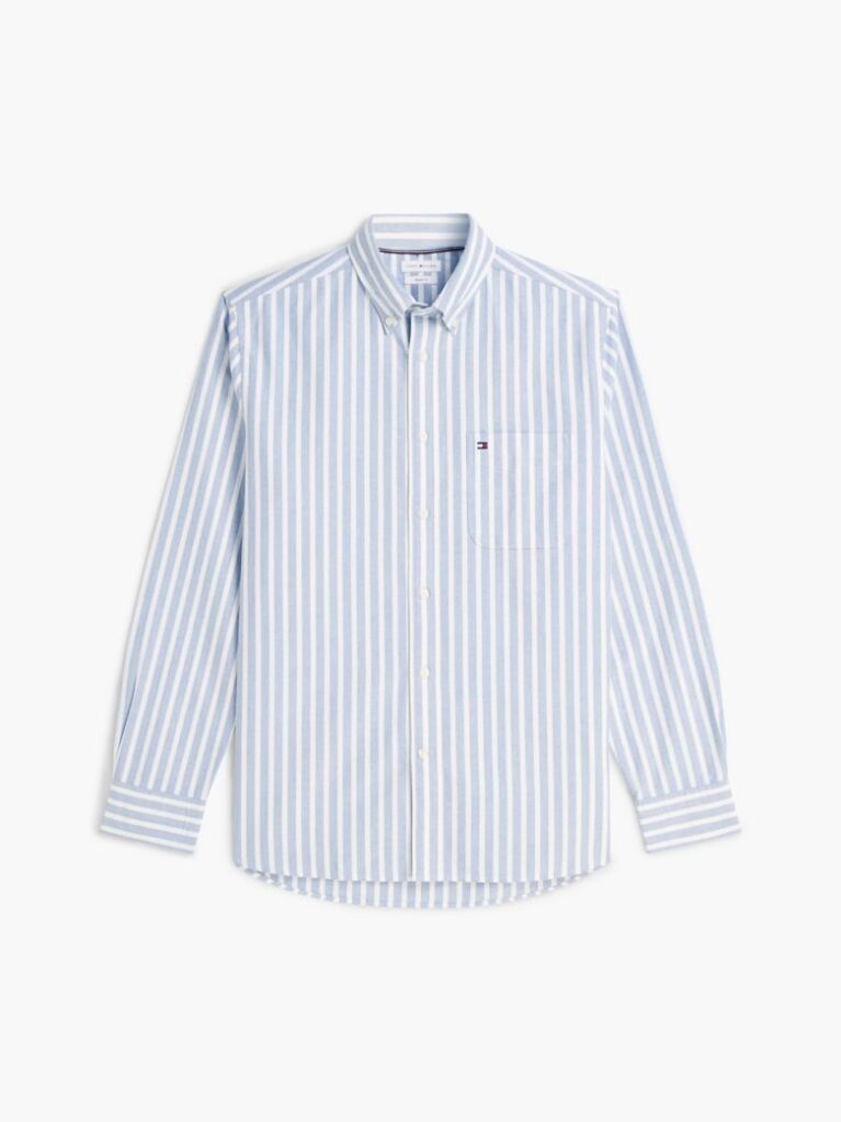 Multi Regular Fit Stripe Oxford Shirt  Men