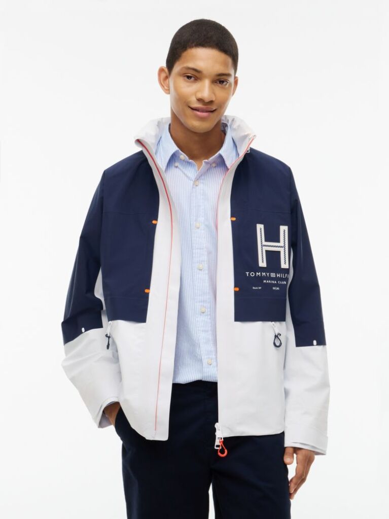 Multi Waterproof Colour-Blocked Regatta Windbreaker  Men