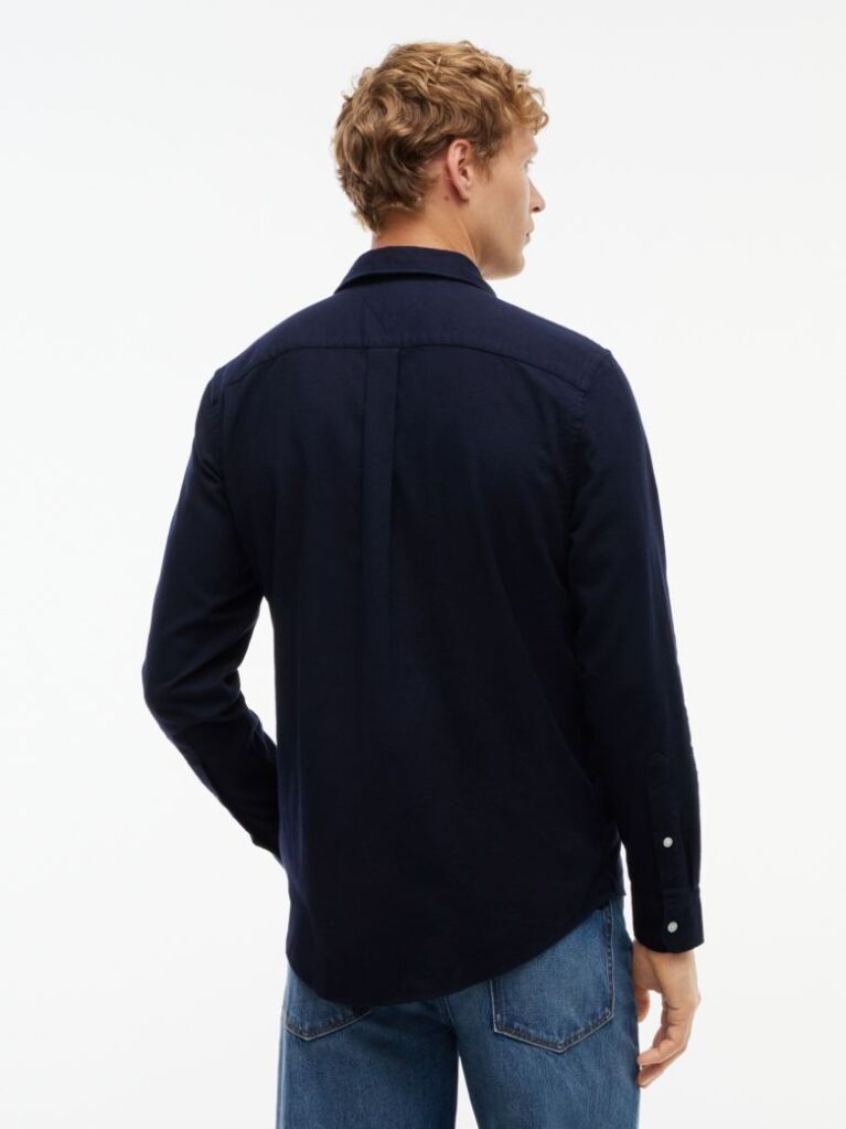 Blue Camasa Button-Down Cu Croiala Regular  Barbati