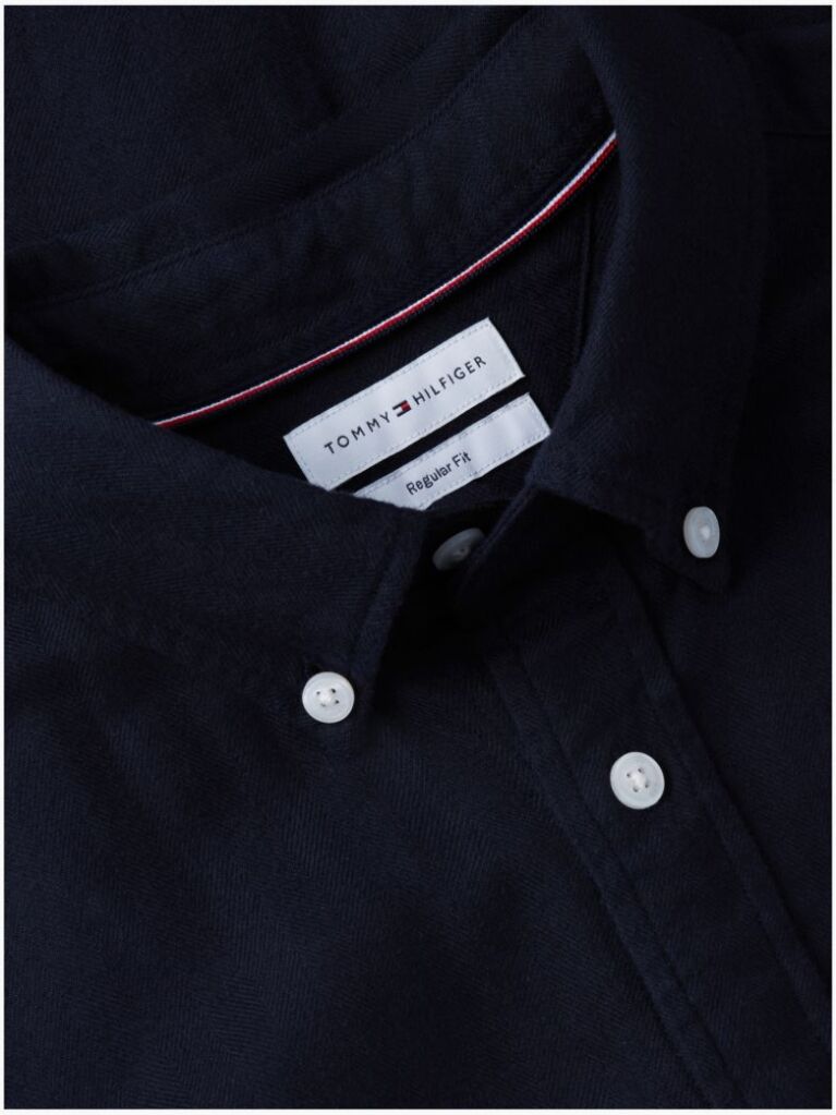Blue Camasa Button-Down Cu Croiala Regular  Barbati