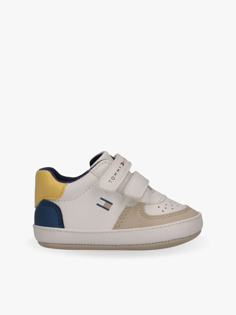 Multi Logo Hook And Loop Sneakers  Boys