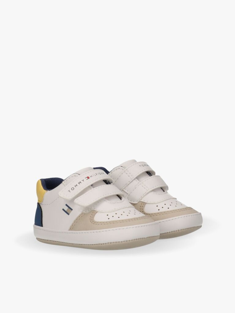 Multi Logo Hook And Loop Sneakers  Boys