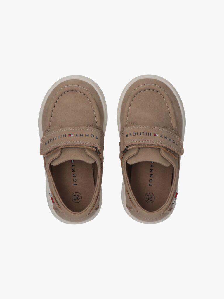 Beige Low Cut Velcro Shoe  Boys