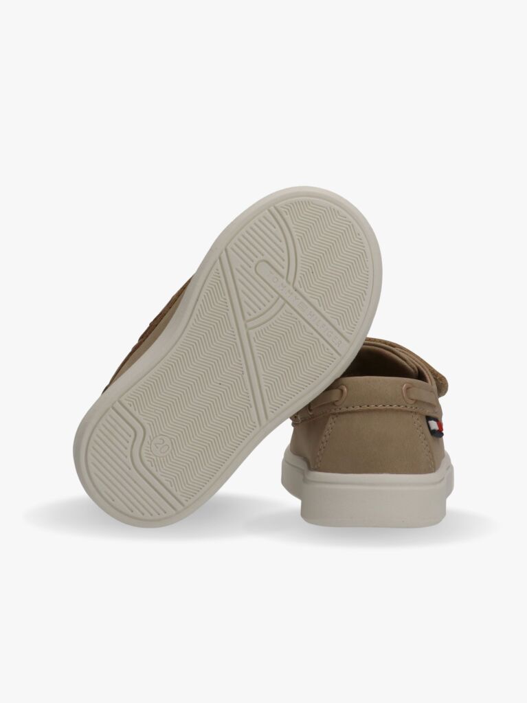 Beige Low Cut Velcro Shoe  Boys