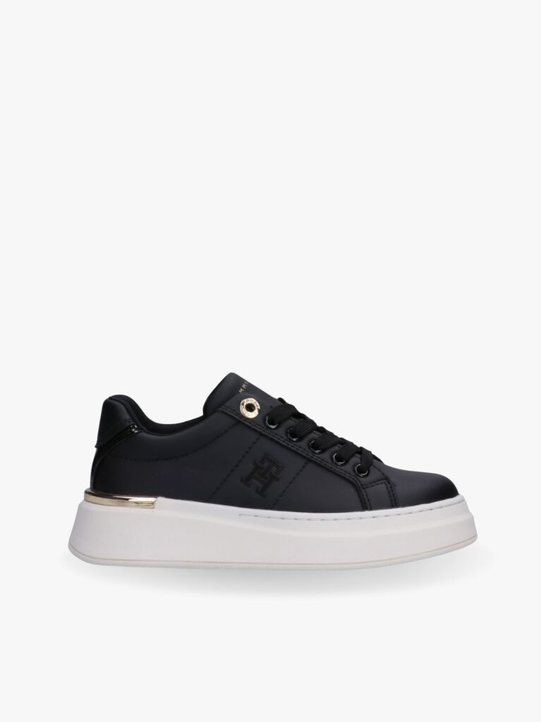 Negru Sneakers Cu Sireturi TH Monogram  Fete