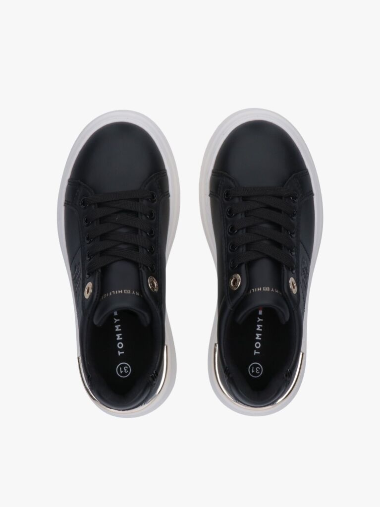 Negru Sneakers Cu Sireturi TH Monogram  Fete