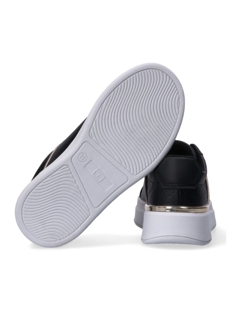 Negru Adidasi Cu Cordon Charm Si Monograma TH  Fete