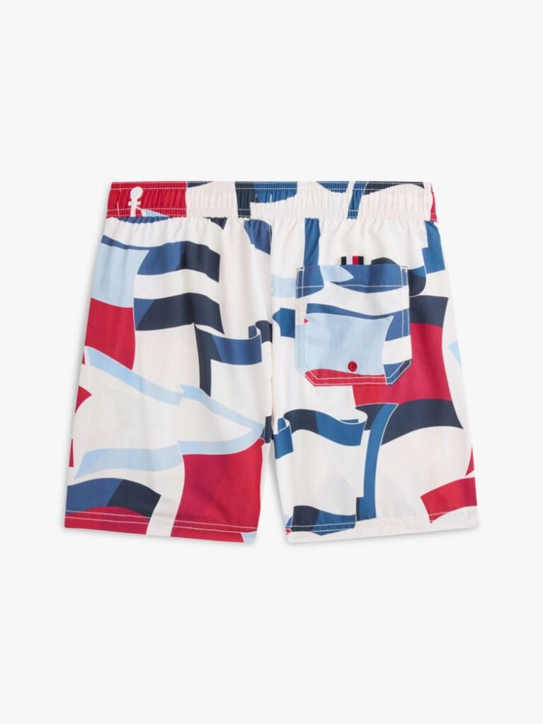 Multi Original Print Mid Length Swim Shorts  Boys
