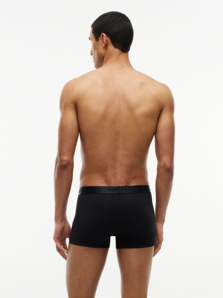 Black 3-Pack Everyday Luxe Tonal Waistband Trunks  Men