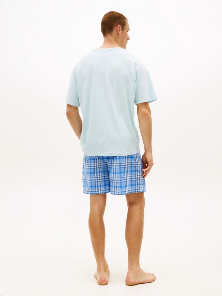 Multi Essential Set De Pijamale Cu Tricou Si Pantaloni Scurti  Barbati