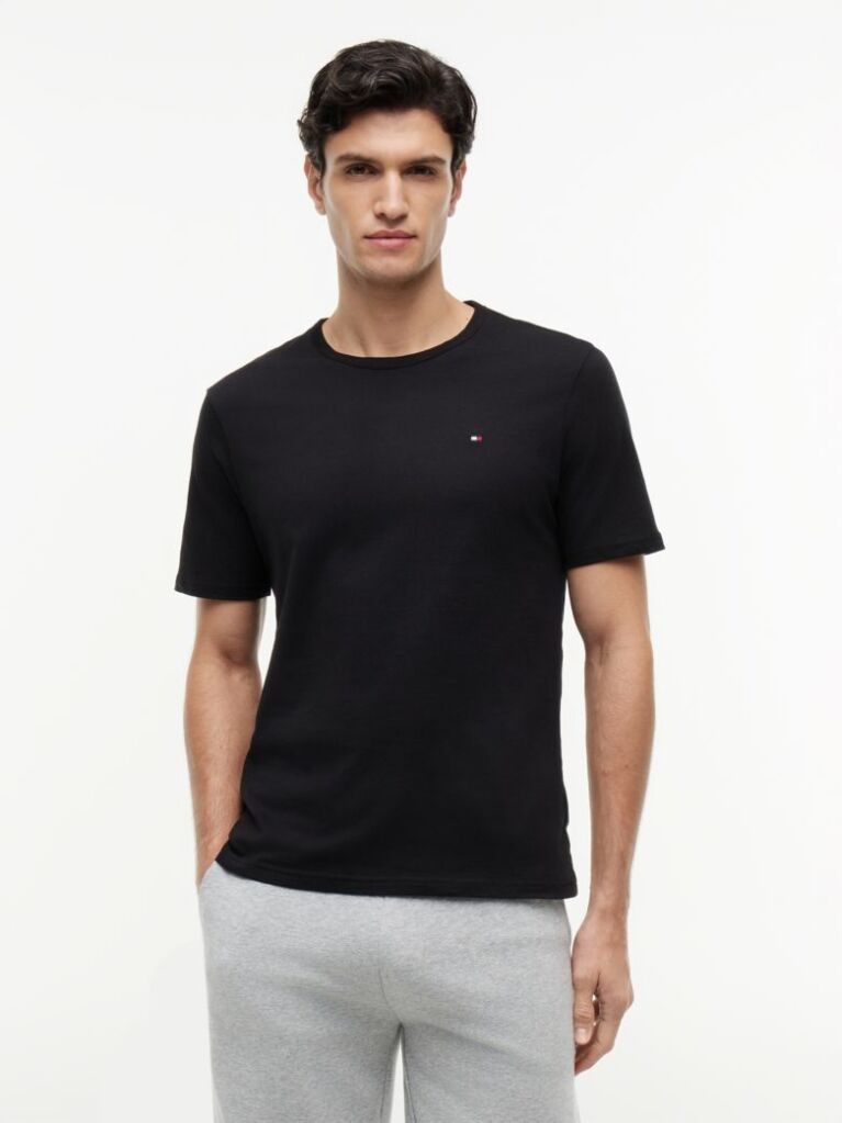 Black 3-Pack Signature Crew Neck T-Shirts  Men