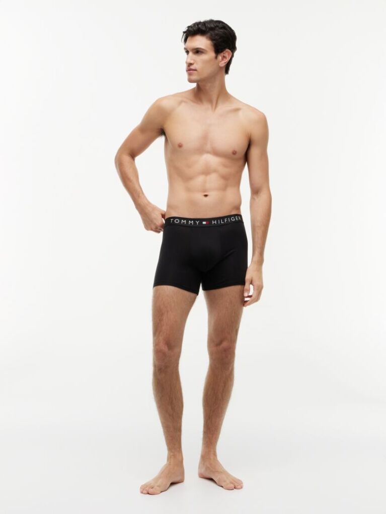 Black 3-Pack TH Original Logo Boxer Briefs  Men