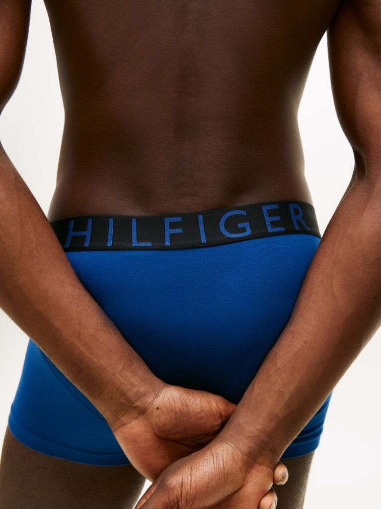 Multi 3-Pack Logo Waistband Trunks  Men