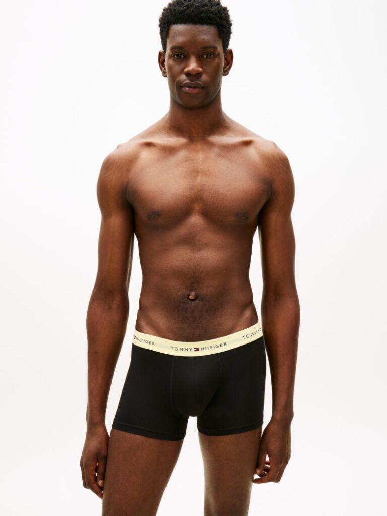 Multi 3-Pack Signature Repeat Logo Waistband Trunks  Men