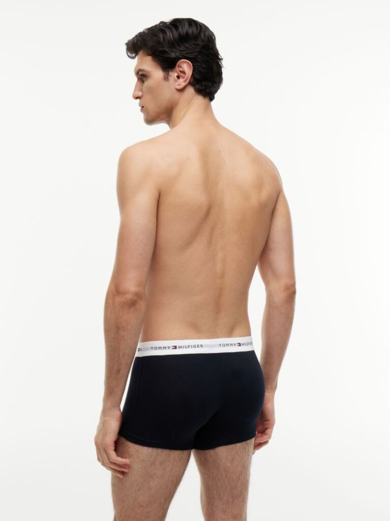 Multi 3-Pack Signature Repeat Logo Waistband Trunks  Men