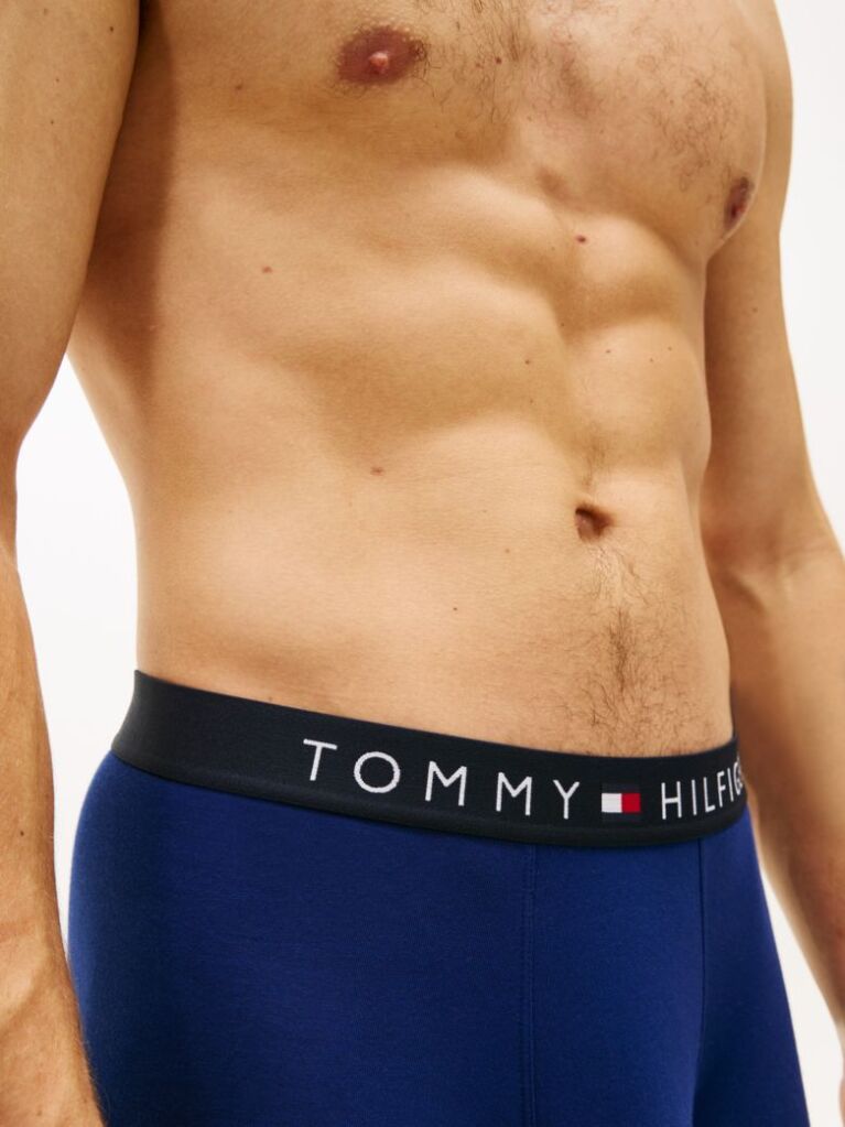 Multi 3-Pack TH Original Logo Waistband Trunks  Men