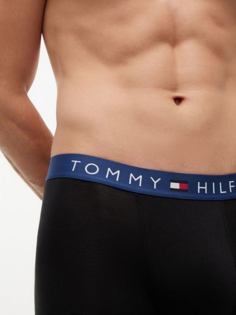 Multi 3-Pack TH Original Logo Waistband Trunks  Men