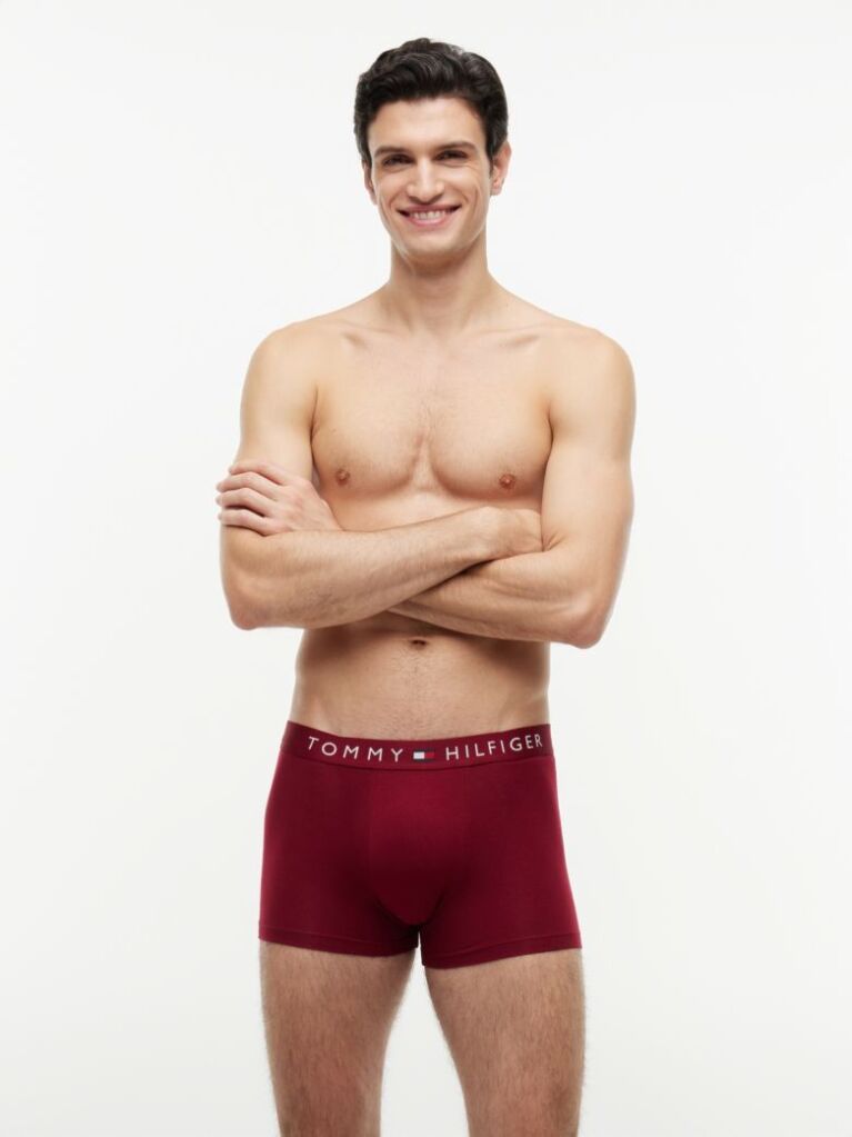 Multi 3-Pack TH Original Logo Waistband Trunks  Men