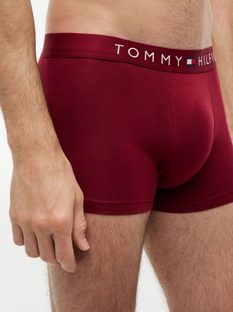 Multi 3-Pack TH Original Logo Waistband Trunks  Men
