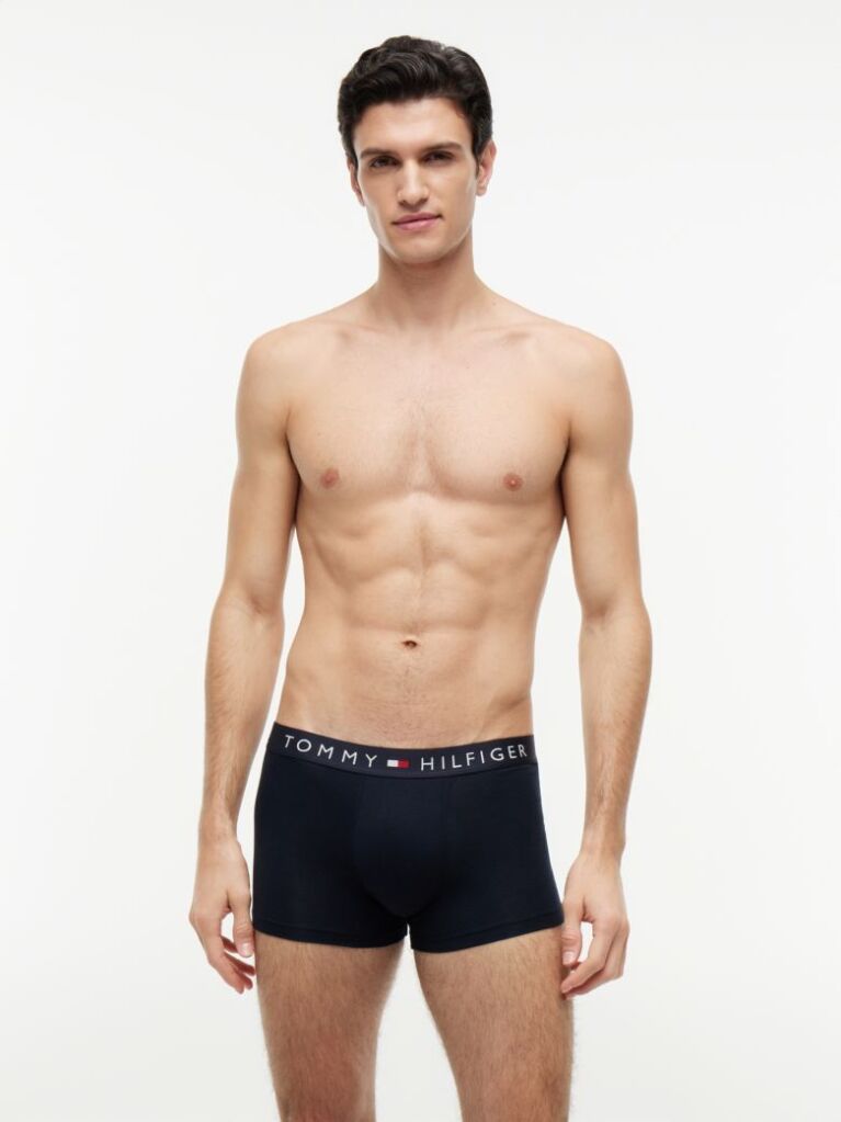 Multi 3-Pack TH Original Logo Waistband Trunks  Men